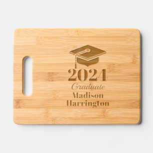 Custom Name & Year Graduation Engraved Cutting Board