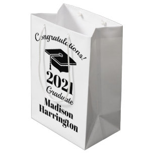 Custom name & year Graduation Medium Gift Bag