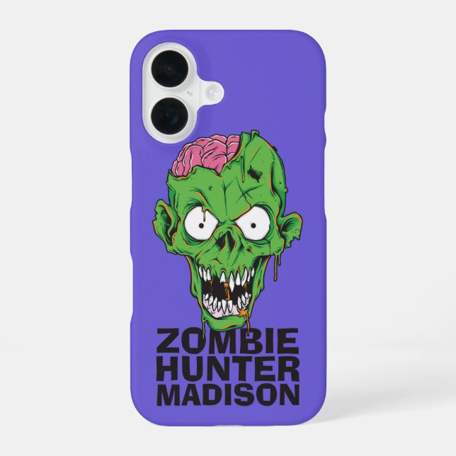 Custom name Zombie Hunter phone cases (Back)