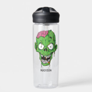 Custom name Zombie Water Bottle