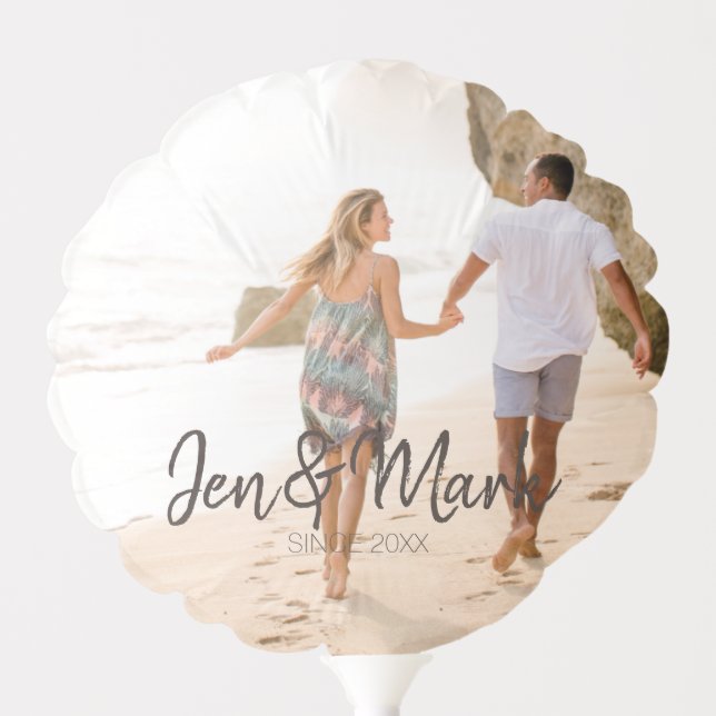 Custom Names and Year  | Stolen Moments Balloon (Front)