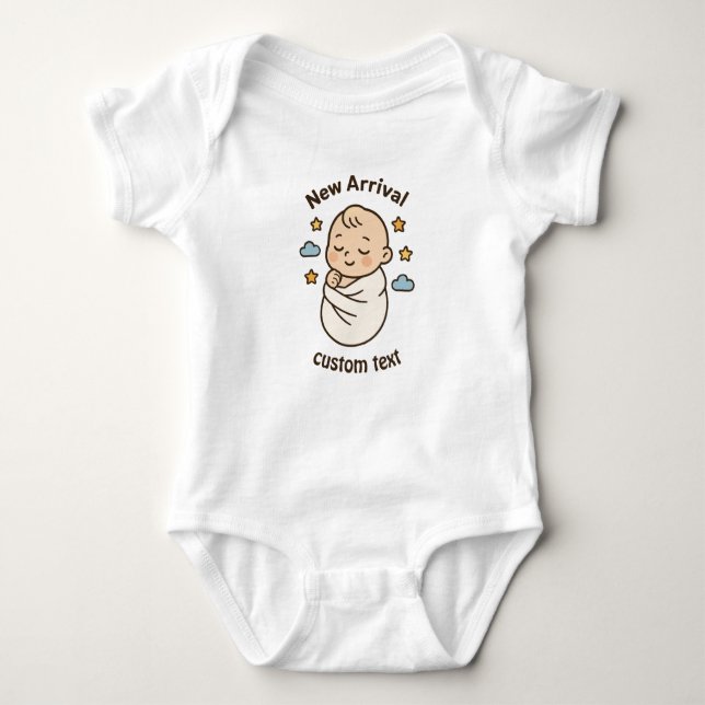 Custom Names Baby Bodysuit (Front)