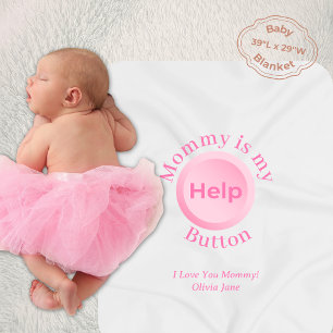 Custom Names Cute Funny Baby Shower Gift Blanket