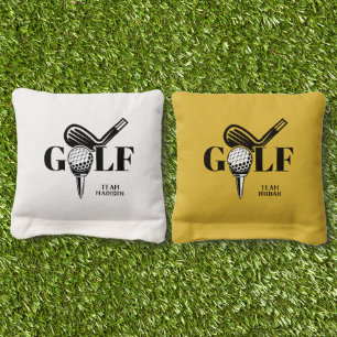 Custom Names Golf Cornhole Bags