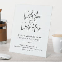 Custom Names Memorial In Loving Memory Wedding