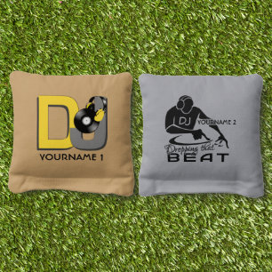 Custom names Music DJ Cornhole Bags