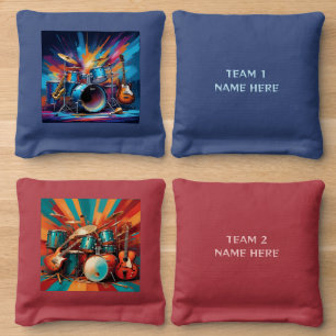 Custom Names Musical Instruments Cornhole Bags