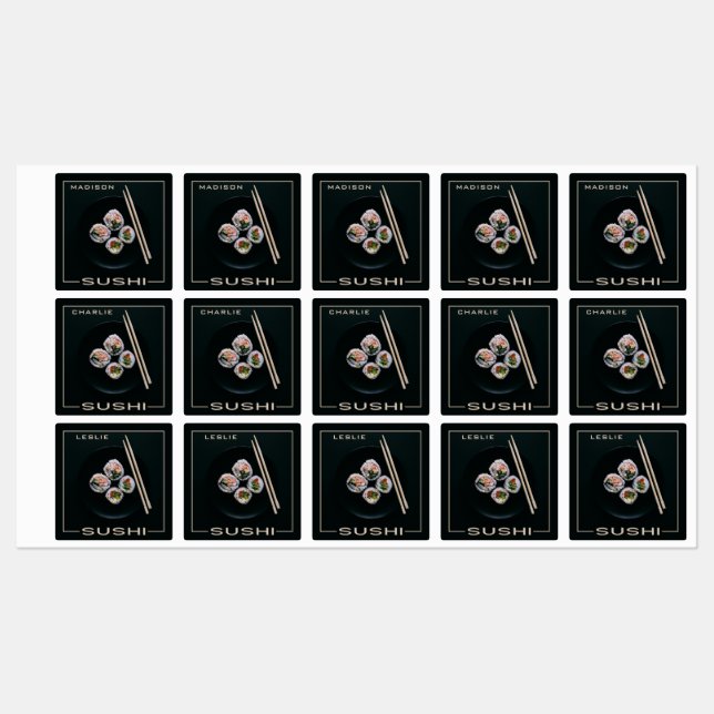 Custom names SUSHI Labels (Sheet)