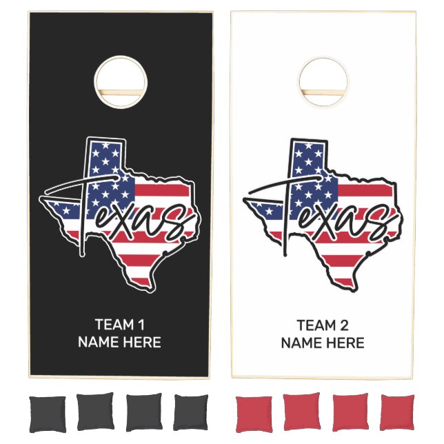 Custom Names Texas Cornhole Set (Set)