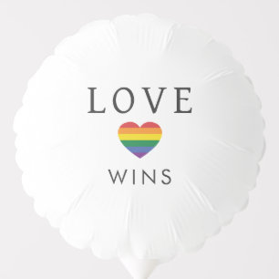 Custom Names / Text Rainbow LOVE Balloon