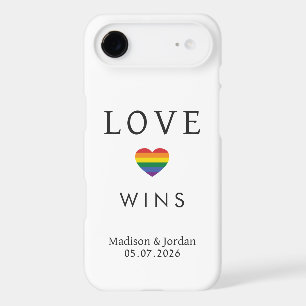 Custom Names / Text Rainbow LOVE iPhone 17 Air Case