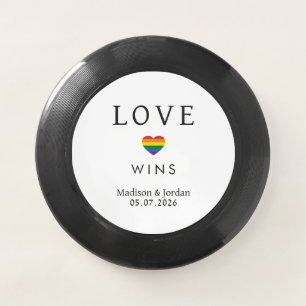 Custom Names / Text Rainbow LOVE Wham-O Frisbee