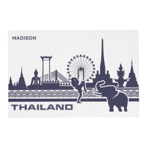 Custom Names Thailand Placemat