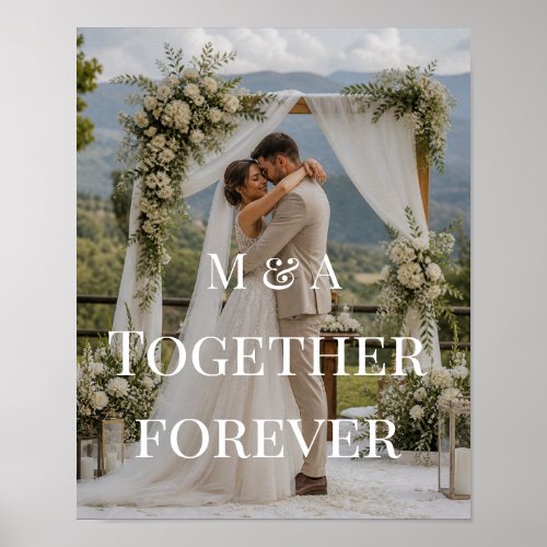 Custom Names Wedding Design Poster