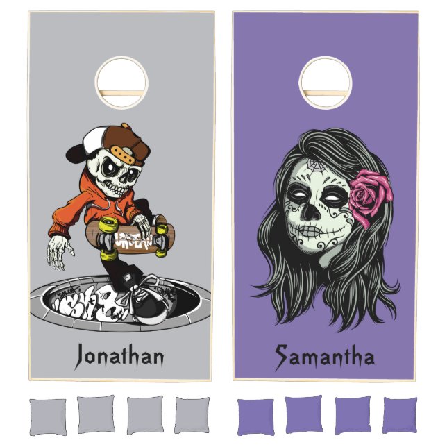Custom names Zombies Cornhole Set (Set)