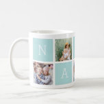 Custom Nana Grandmother 5 Photo Collage Coffee Mug Custom Nana Grandmother 5 Photo Collage Coffee Mug