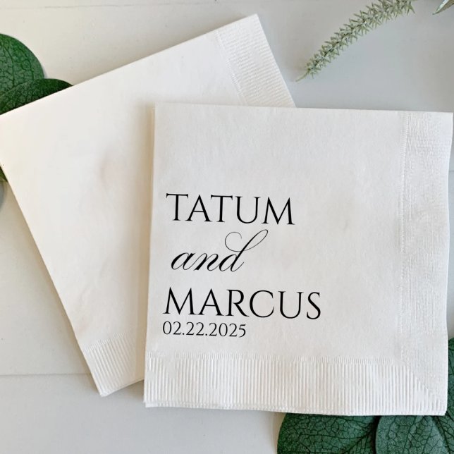 Custom Napkins, Wedding, Anniversary, Engagement Napkins (Creator Uploaded)