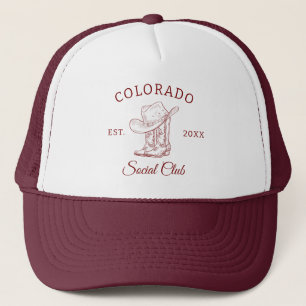 Custom Nashville Bachelorette Favors Club Bach Trucker Hat