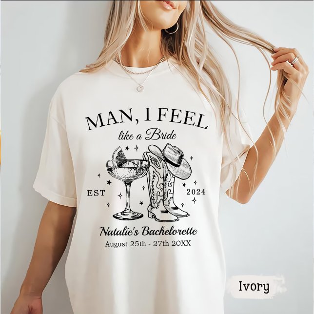 Custom Nashville Bachelorette Party Men I Feel T-Shirt (Creator Uploaded)