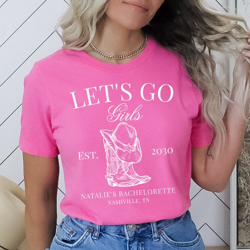 Custom Nashville Bachelorette Party Social Club T_Shirt