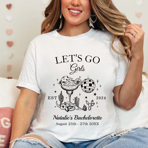 Custom Nashville Bachelorette Party Social Club T_Shirt