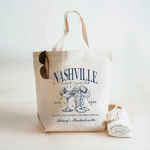 Custom Nashville Bachelorette Rodeo Cocktail Tote Bag