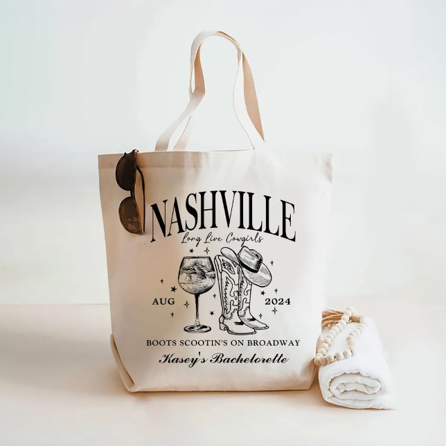 Custom  Nashville Bachelorette Rodeo Cocktail Tote Bag (Creator Uploaded)