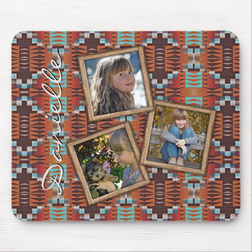 Custom Native American Indian Tribal Art Pattern Mouse Pad