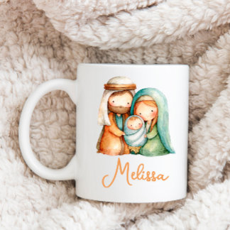 Custom Nativity Christmas Coffee Mug Gift