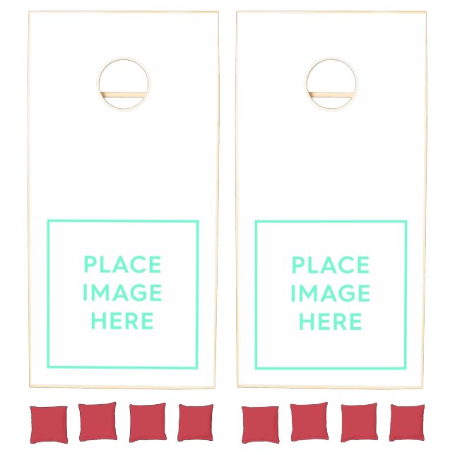 Custom Natural Wood Cornhole Set (Set)