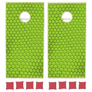 Custom Natural Wood Cornhole Set