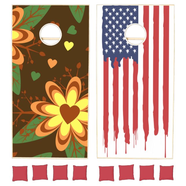 Custom Natural Wood Cornhole Set (Set)