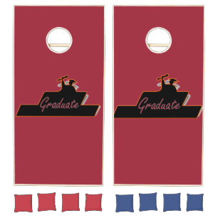 Custom Natural Wood Cornhole Set Set