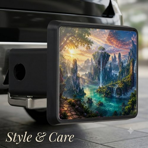 Custom Nature Landscape Attractive Image Hitch Cover