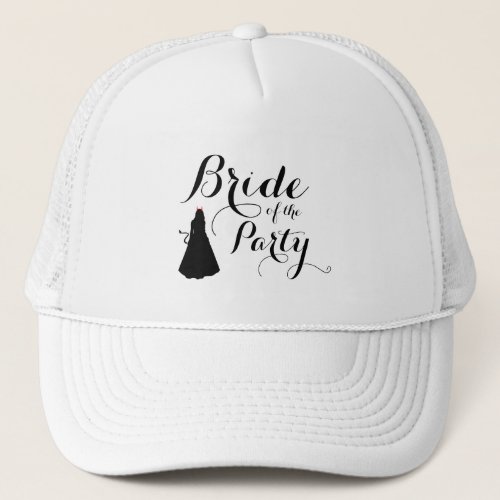 Custom Naughty Batchelorette Brides Modern Script Trucker Hat