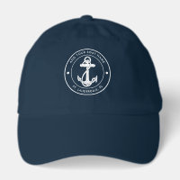 Custom Nautical Anchor Boat Name Tropical Swag