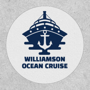 Custom Nautical Anchor Boating Beach Keepsake Patch