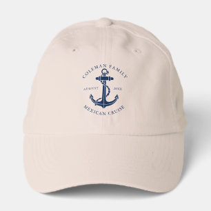 Custom Nautical Anchor Family Cruise Custom Performance Cap