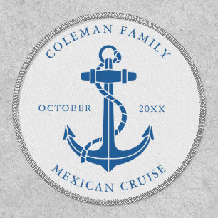 Custom Nautical Boat Anchor Family Matching Patch