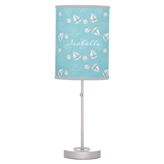 Custom Nautical Boat Sea Shell Blue White 