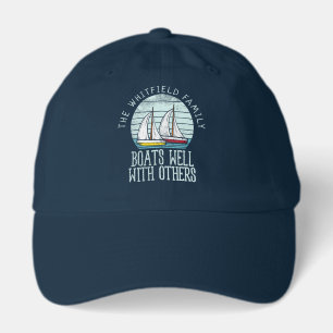 Custom Nautical Matching Family Boating Adventure Hat