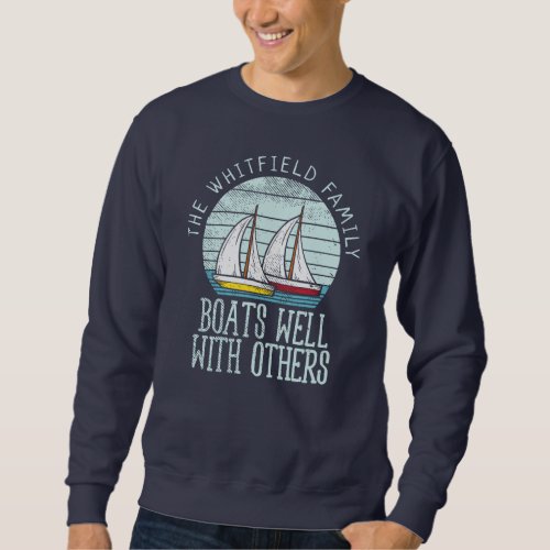 Custom Nautical Matching Family Sailing Adventure Sweatshirt