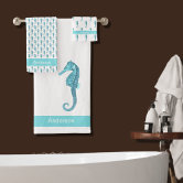 https://rlv.zcache.com/custom_nautical_seahorse_teal_bathroom_blue_aqua_bath_towel_set-r_d9bh3_166.jpg