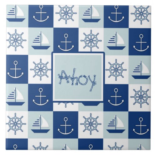 Custom Nautical Tile