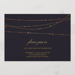 Custom Navy Birthday/New Year Party Invitation
