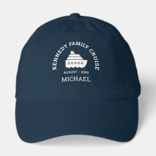 Custom Navy Blue Family Cruise Classic Dad Hat