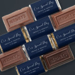 Custom Navy Blue Wedding Candy Favor<br><div class="desc">Navy Blue Custom Wedding Candy Favor.</div>