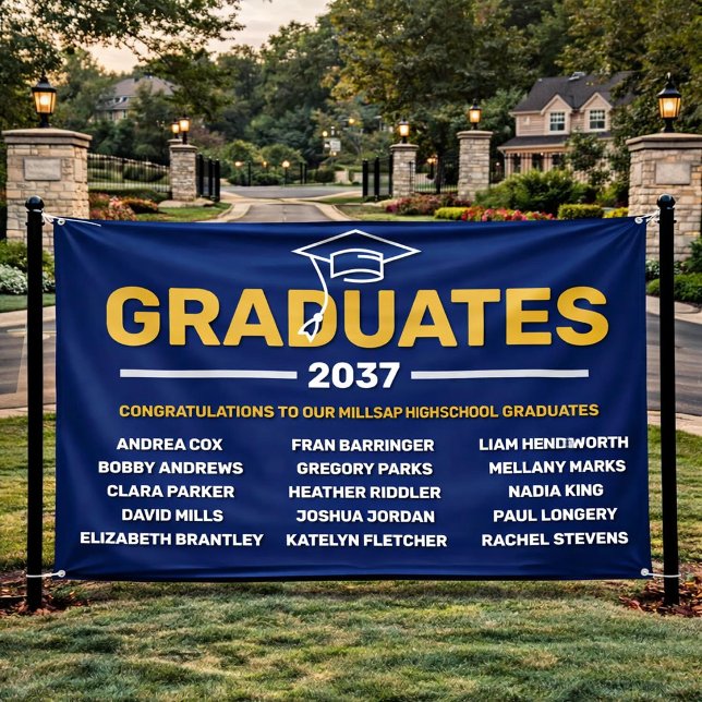 Custom Neighborhood Graduation Banner (Creator Uploaded)