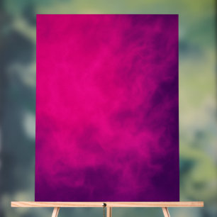 Custom Neon Pink Gradient Acrylic Sign