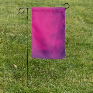 Custom Neon Pink Gradient Garden Flag